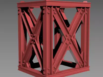Modular Trellis A00 3dprint 3D print model