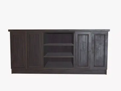 Wooden Cabinet 3D model purchase