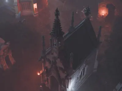 Mystical Graveyard 3D model