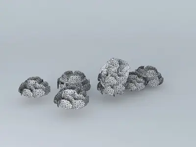 Trees street Andes Free 3D model