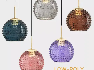 Tamra chandelier 3d model Low-poly 3D model
