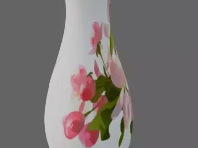 vase  flower  low-poly  Texture