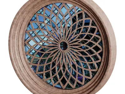 Gothic Window 07 3D model