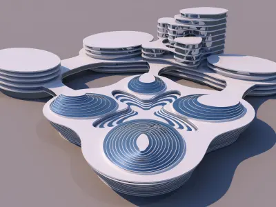 0119 - Modern Building 3D model