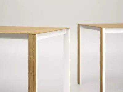 Thin-K dining table 3D model