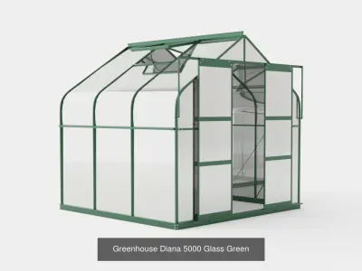 Collection of Greenhouse Diana - 9 Models 3D Model Pack