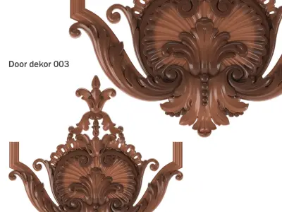 Door dekor 003 3D print model