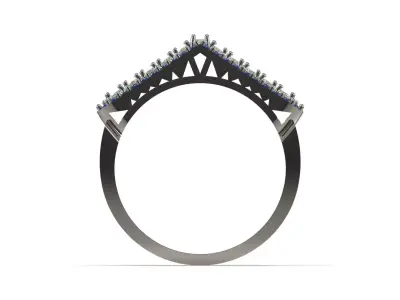woman printable luxury ring model jr00335 3D print model purchase