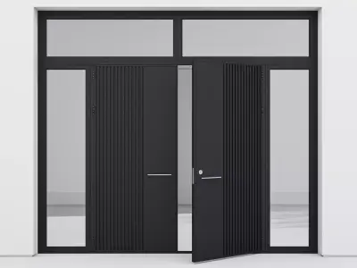 Aluminium door 113 3D model