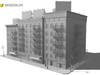 Factory Warehouse 3D model