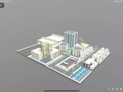 Mumbai city  Low-poly 3D model