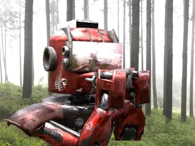 ROBOT star wars droid 3D model