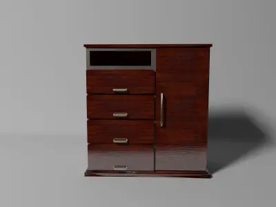 Cabinet chest of drawers - chest of drawers 3D model