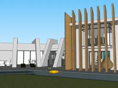 Casa Villa - 10 Modern SketchUp 3D Model 3D model