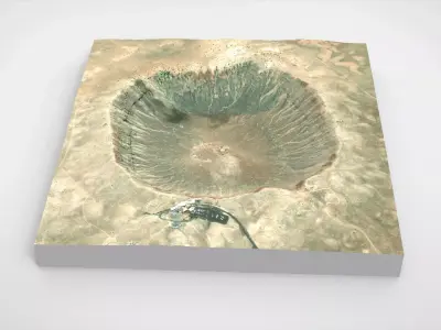 Meteor Crater Arizona USA 3D model