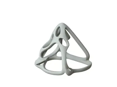 SciFi Cube Object No 59848 Low Poly Shape Low-poly 3D model