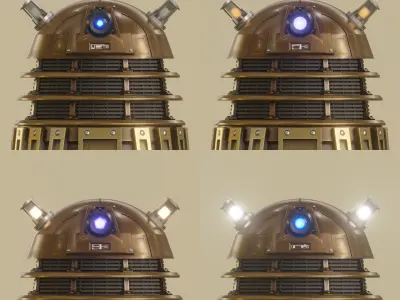 Time War Dalek 3D model
