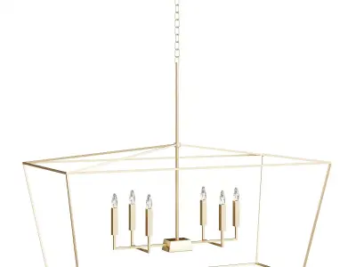 Harrington island Chandelier 3D model