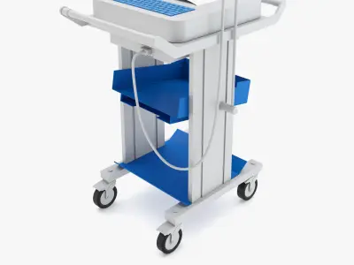 Medical - Wireless Digital Electrocardiograph  3D model