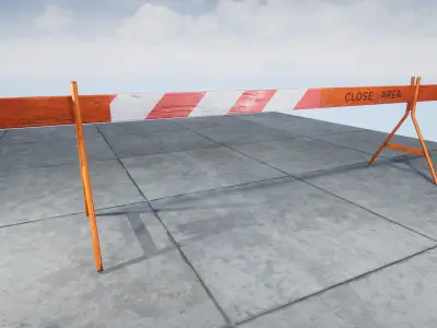 New York Enviromnet stuff Low-poly 3D model