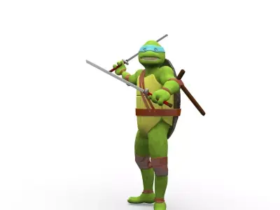 Teenage Mutant Ninja Turtles - Leonardo 3D model