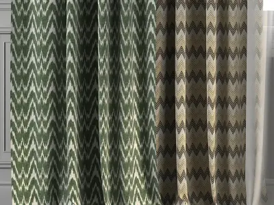 Curtain Set 269 3D model