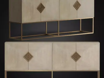 Miramar Carmel Sierra Buffet 3D model