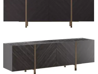 SIDEBOARD EDGE Low-poly 3D model