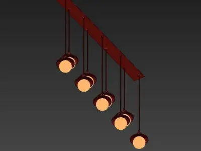 Loft Cone Pendant Reflector 9 Line 3D model