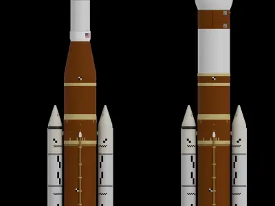 Space Launch System 3D model