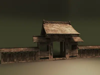 Japanese Temple Pack  3D model