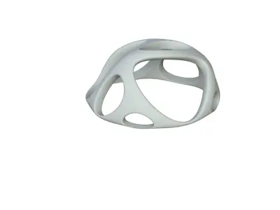 SciFi Cube Object No 54999 Low Poly Shape Low-poly 3D model