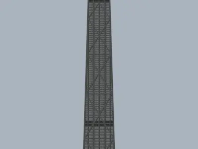 John Hancock Center 3D print model