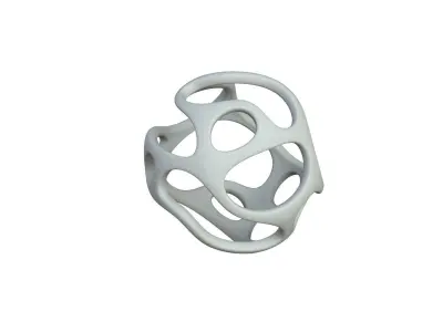 SciFi Cube Object No 19151 Low Poly Shape Texture