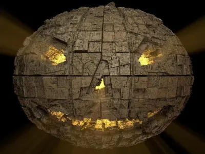 Sci-Fi Shapes - The Halloween Low-poly 3D model