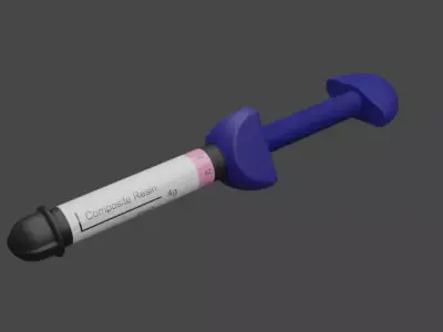 Dental composite - Composite resin 3D model