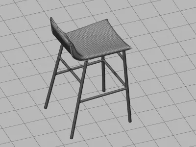Barstool 3D model
