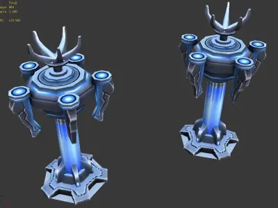 Rotating Organ - Fort 03 3D model