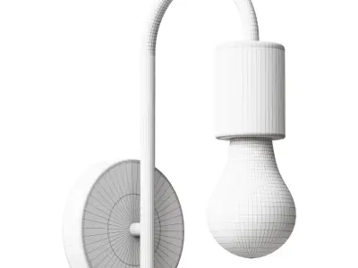 Wall sconce made of metal Hiba 3D model
