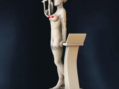 Seven of Nine Star Trek Voyager 3D print model