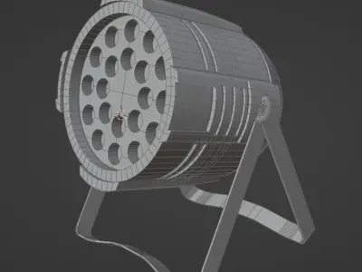 Par light Low-poly 3D model