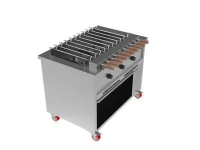 ROASTER  CHARCOAL GRILL 3D model
