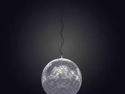 Glitter Lamp 3D model