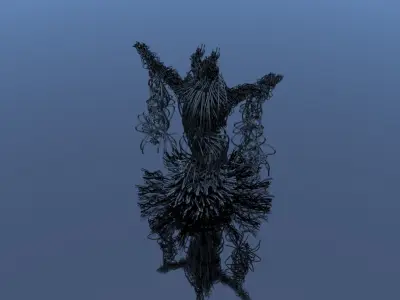 Robot Cyborg Game Caracter Sci Fi  3D model