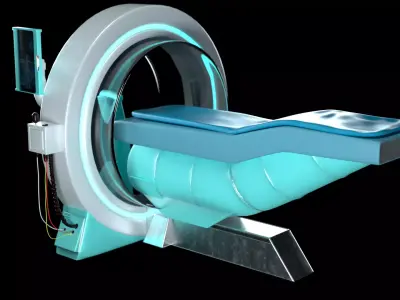 Sci-Fi Bed Chair from Cyberpunk Laboratory  3D model