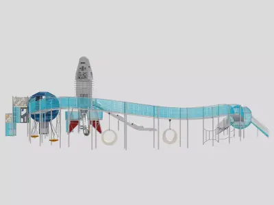 Playground for children 06 3D model