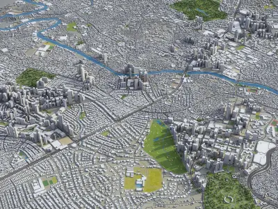Manila Low-poly 3D model
