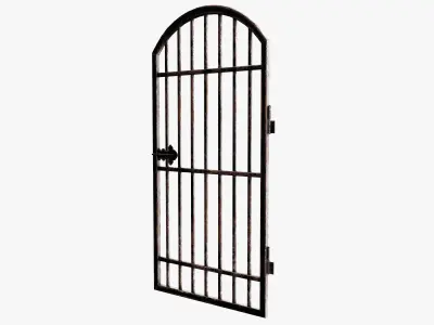 Medieval Door  Low-poly 3D model