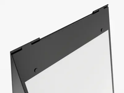 Advertising stand street mockup 02 3D model