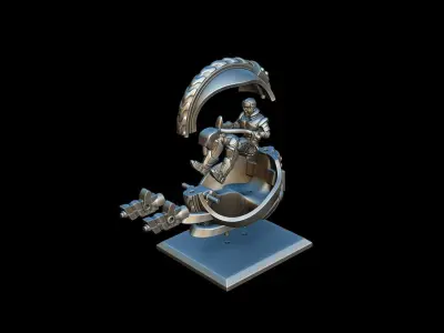 Apocalypse Assault Monobike 3D print model